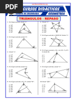 Pratica de Triangulos para Cuarto de Secundaria