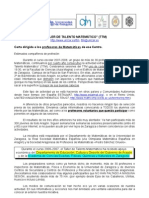 Carta TTM 07-08 A Profesores de Matemáticas