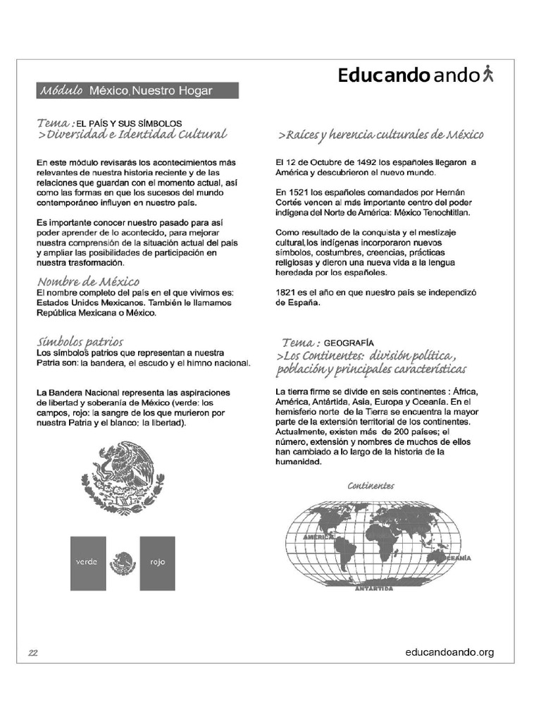Mexico Nuestro Hogar Pdf