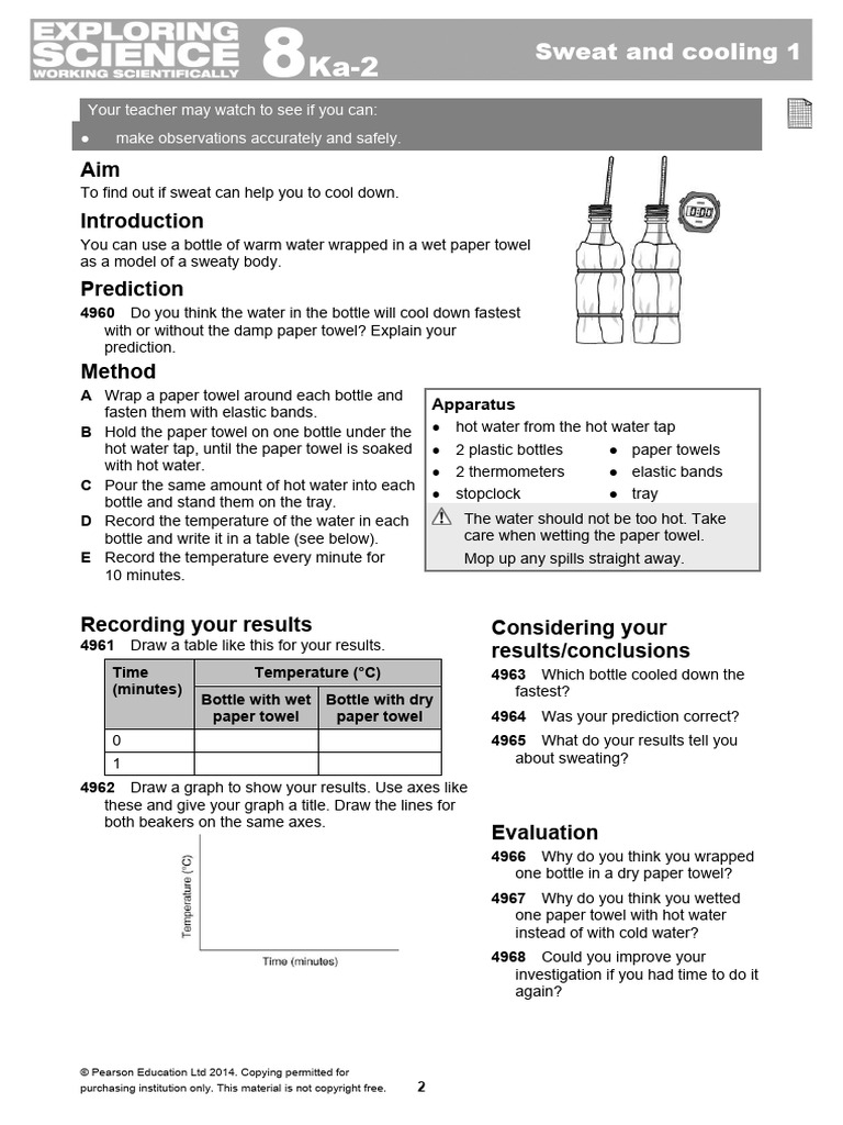 Effects of Sweat on Cooling Efficiency | PDF | Applied And ...