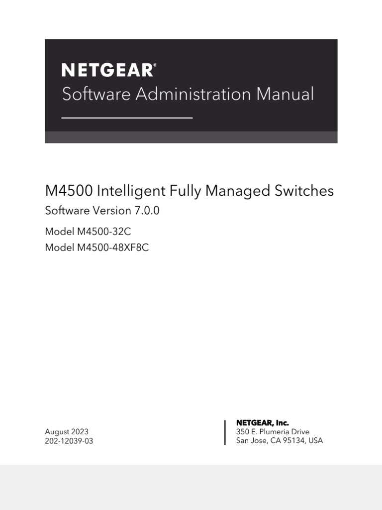 M4500 Swa en | PDF | Routing | Computer Network