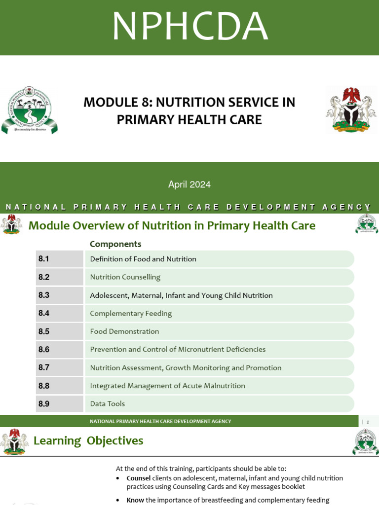 Nutrition Module Update April 13th 2024 | PDF | Breastfeeding ...