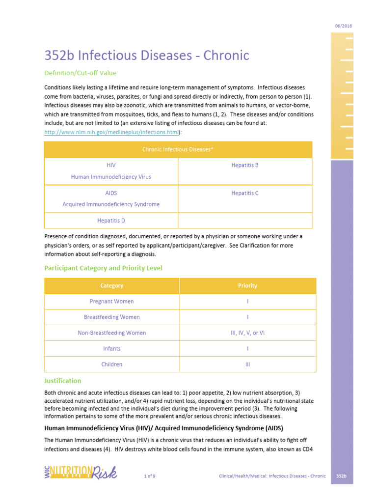 Chronic Infectious Diseases Overview | PDF | Hepatitis B | Hepatitis