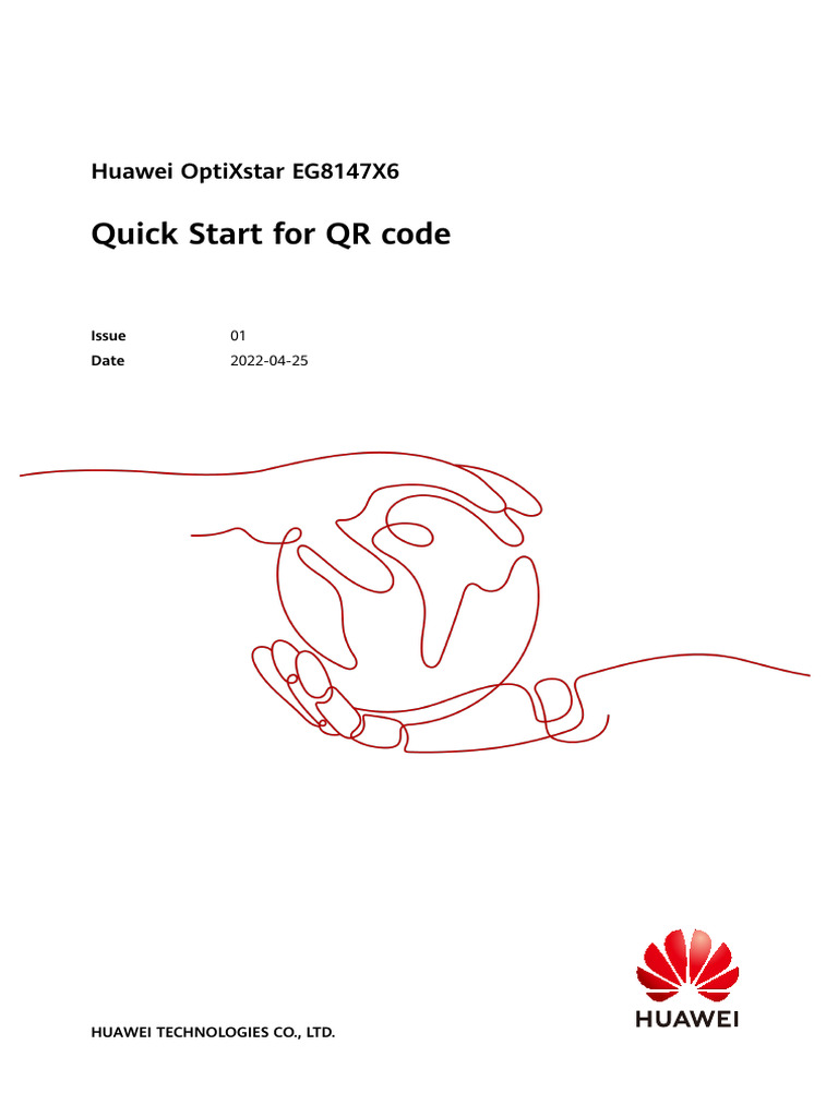 Huawei OptiXstar EG8147X6 Quick Start For QR Code 01 | PDF | Wi Fi ...