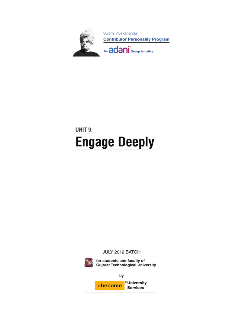 SB Unit 09 Engage Deeply Booklet | PDF | Cognition | Cognitive Science