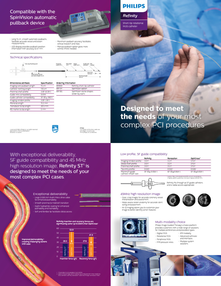 Refinity Short-Tip IVUS Catheter Overview | PDF | Percutaneous Coronary ...