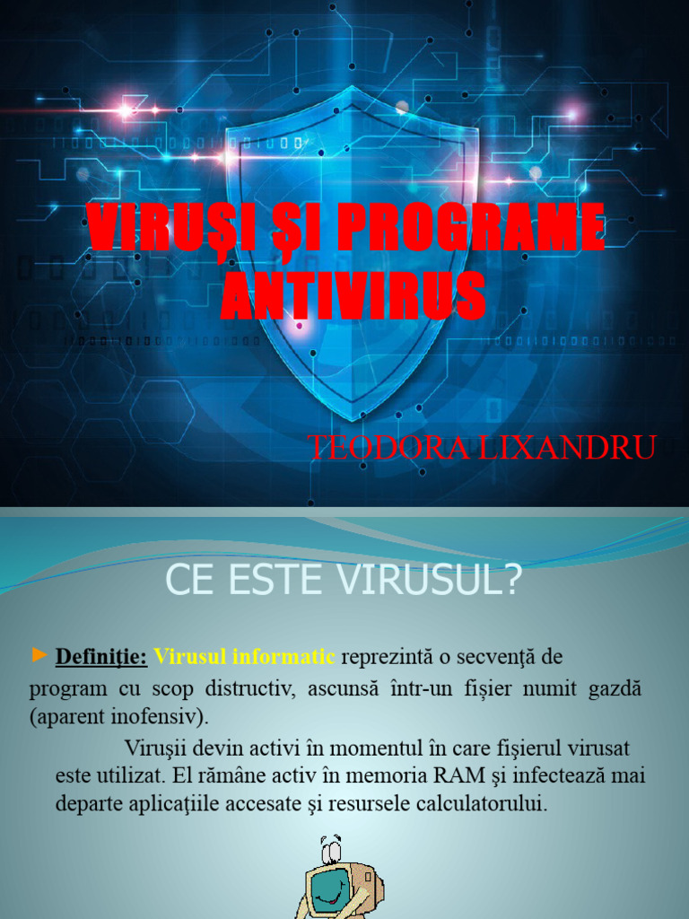 Virusi Si Programe Antivirus | PDF