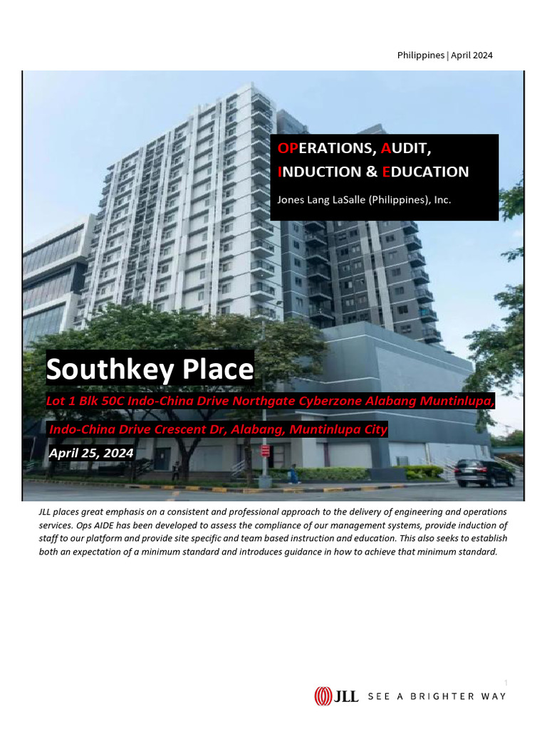 2024 OPSAIDE Report - Southkey Place | PDF | Regulatory Compliance ...
