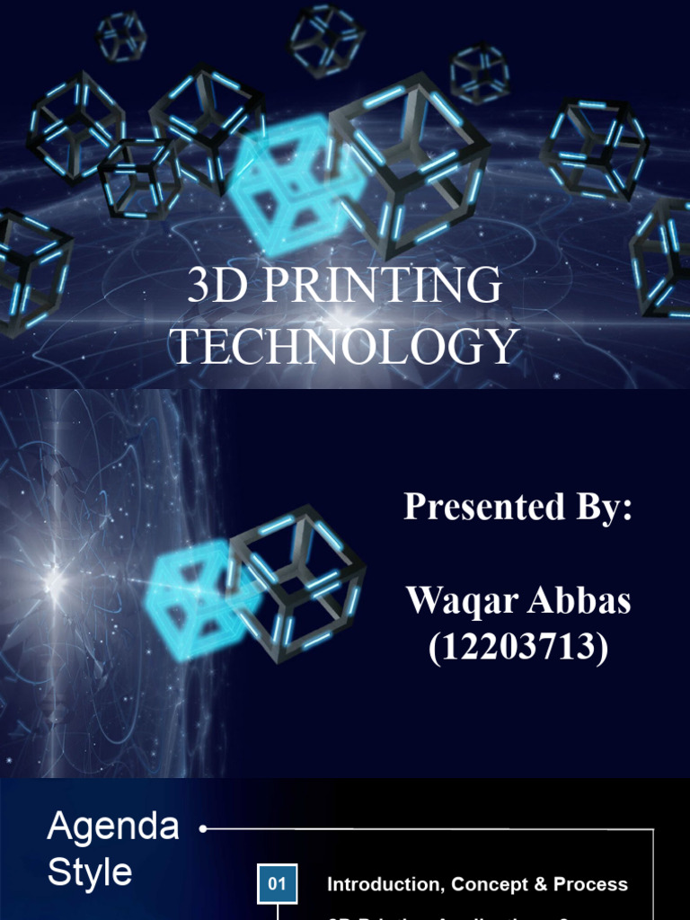 3D Printing Technology | PDF | 3 D Printing | Secondary Sector Of The ...