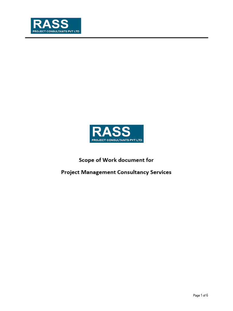 Construction Management Services Scope 2022 | PDF | Risk Management | Risk