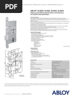 Abloy EL560 Electromechanical Lock Guide | PDF | Door | Screw