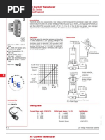 ABB AC Current Transducer, DCSA Series Loop Powered