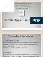Aula 1 Terminologia Radiológica