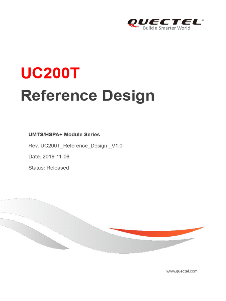 Quectel UC200T Reference Design V1.0 | PDF | Information And ...