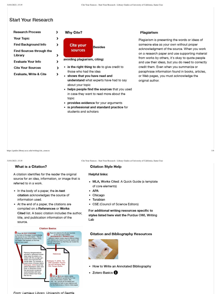 Cite Your Sources - Start Your Research - Library Guides at University ...