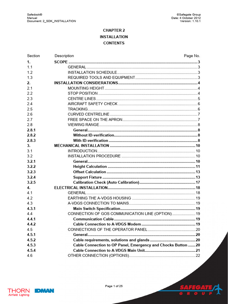 2 Installation | PDF | Equipment | Manufactured Goods