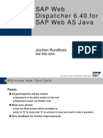 55007126 SAP Web Dispatcher 6 40 Webinar Power Point