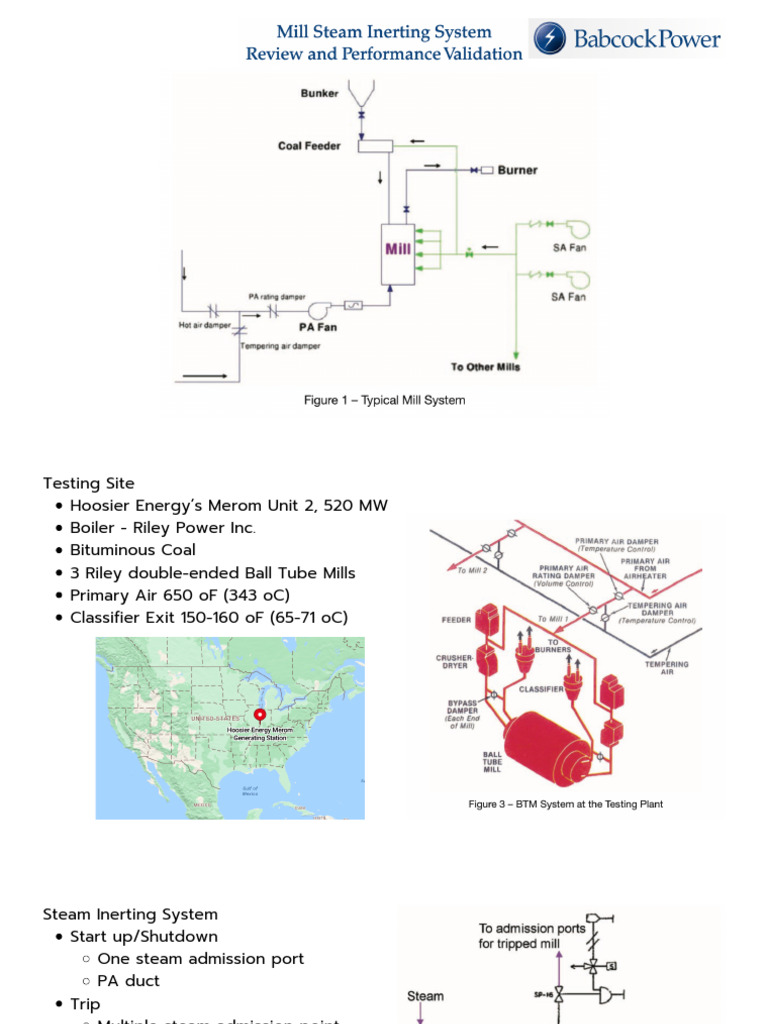 Mill Steam Inerting | PDF | Coal | Steam