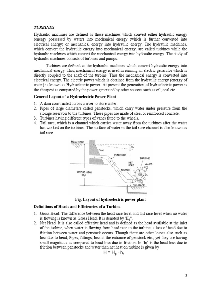 Understanding Turbines in Hydroelectric Power | PDF | Turbine ...