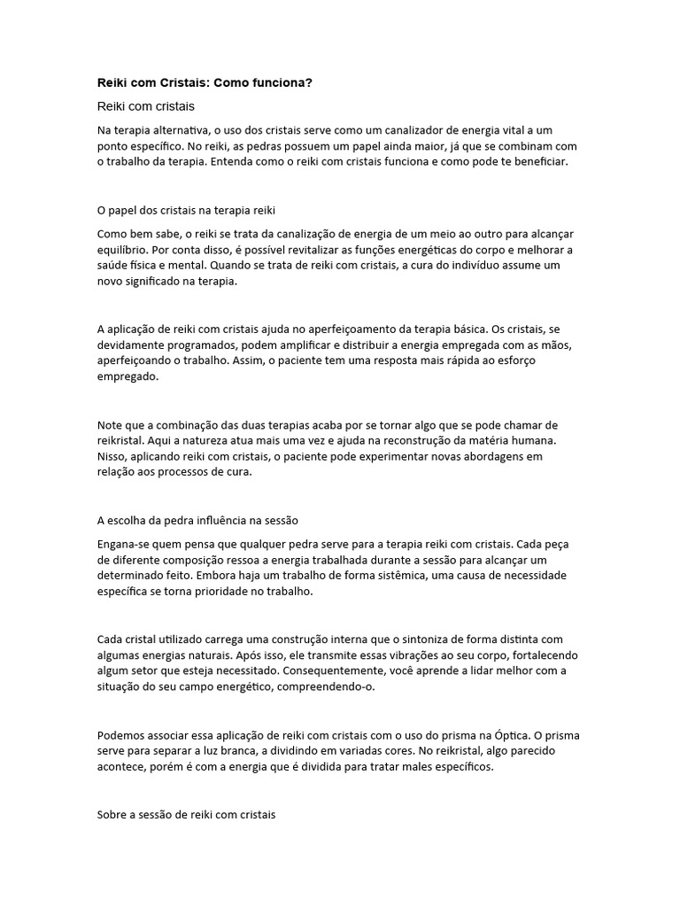Funçoes Dos Chakras | PDF | Reiki | Chacra