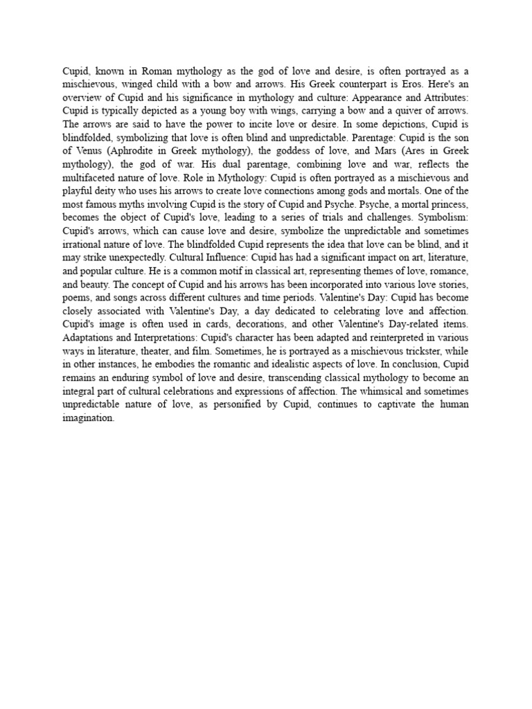 Cupid | PDF