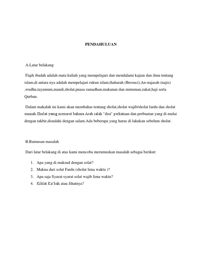 MAKALAH FIQIH