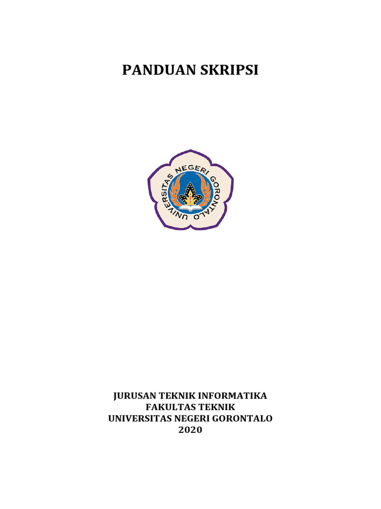 Panduan Skripsi Teknik Informatika | PDF | Bisnis | Komputer