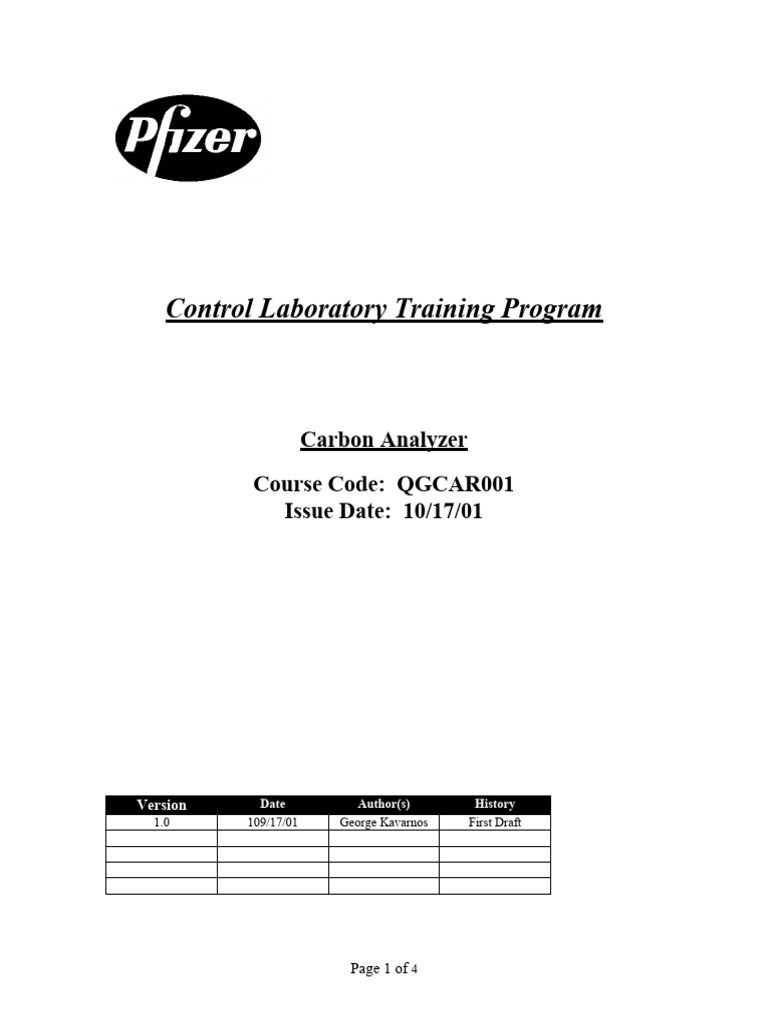 TOC Carbon Analyzer | PDF | Total Organic Carbon | Chemistry