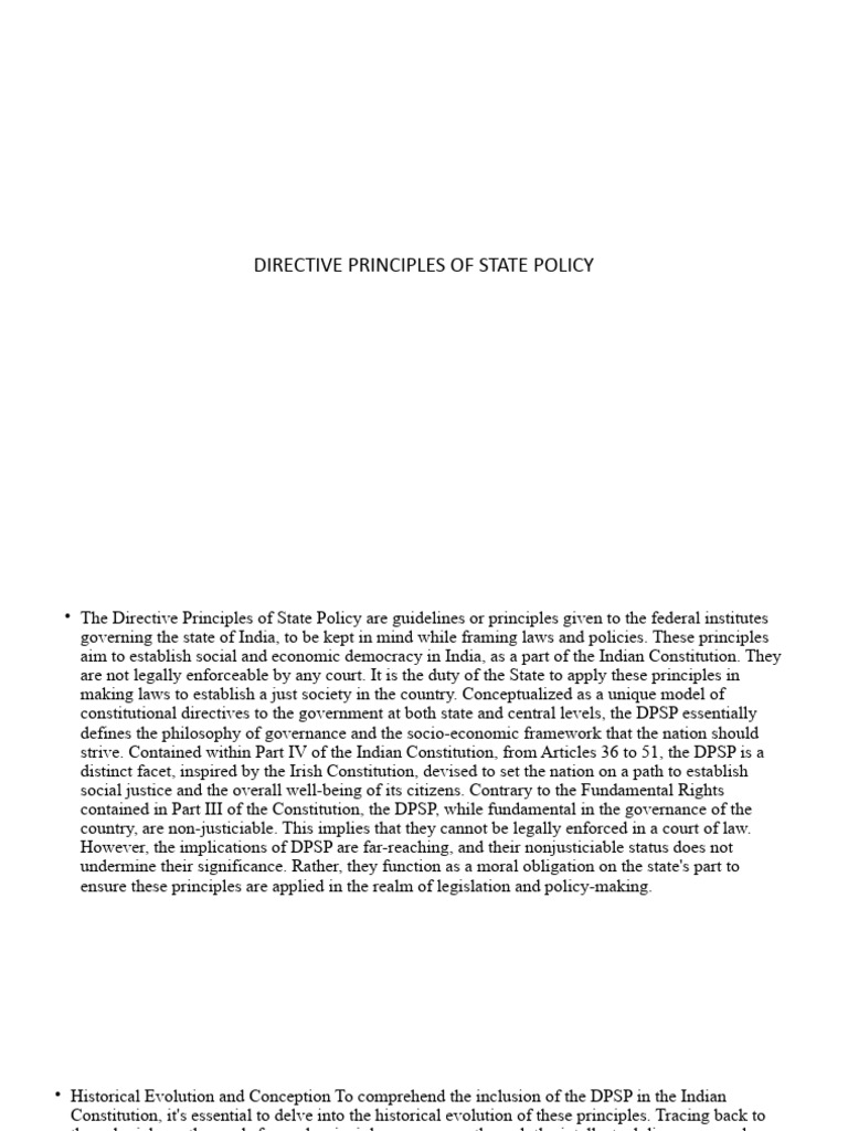 Directive principles of state policy pdf justice crime violence