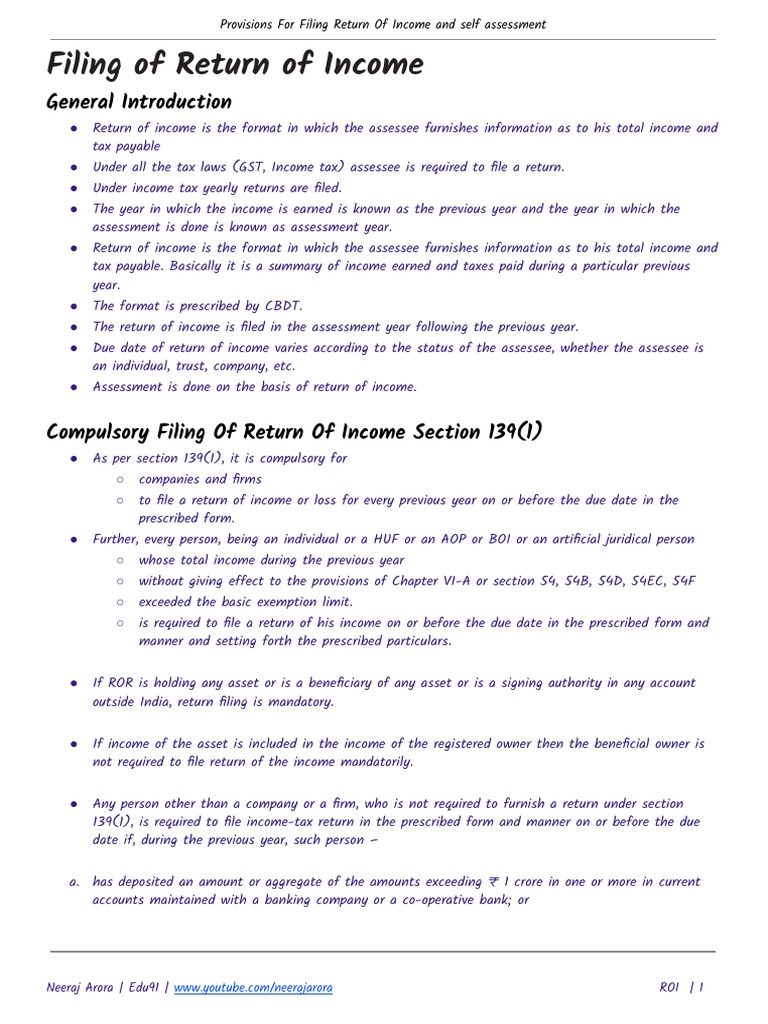16 Return of Income | PDF | Banks | Payments
