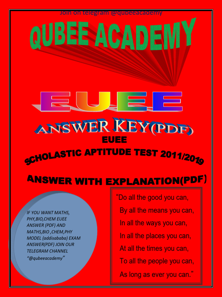 Qubee Academy EUEE Grade 11 Resources | PDF | Numbers | Infinity