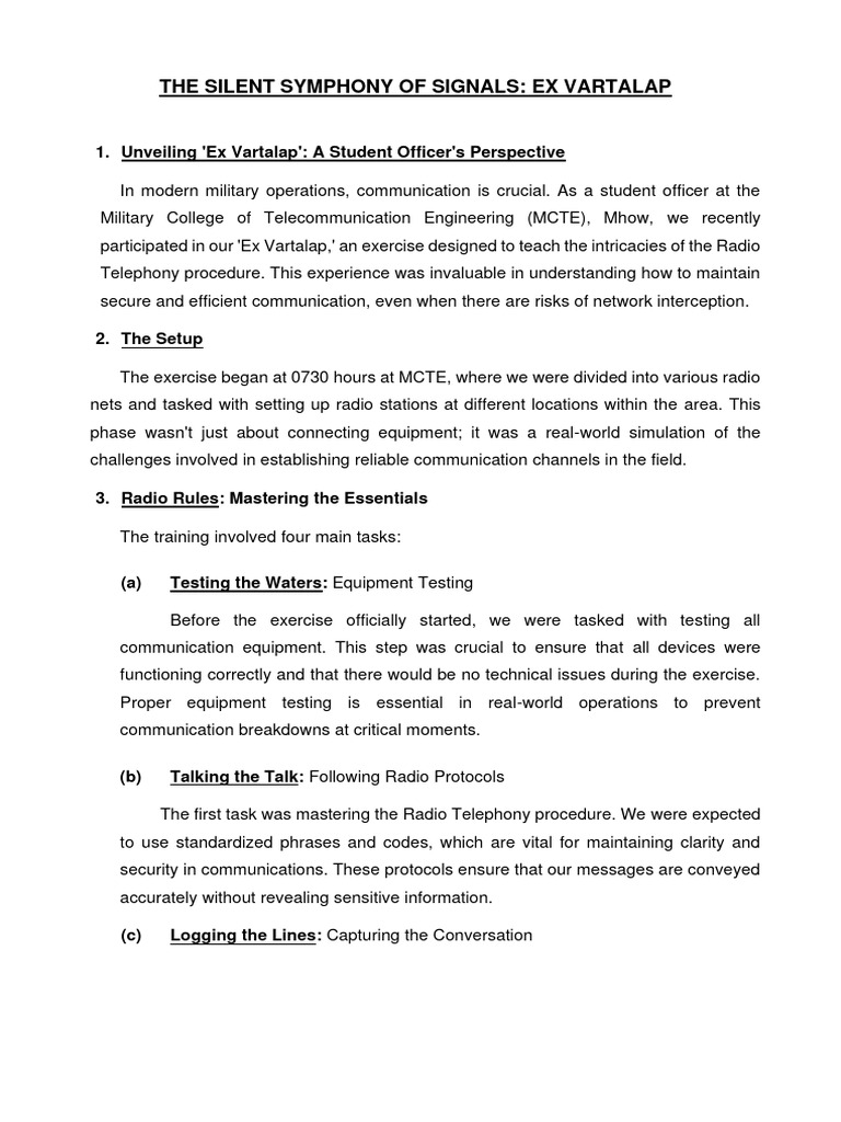 LT Simran Uppal | PDF | Communication | Radio