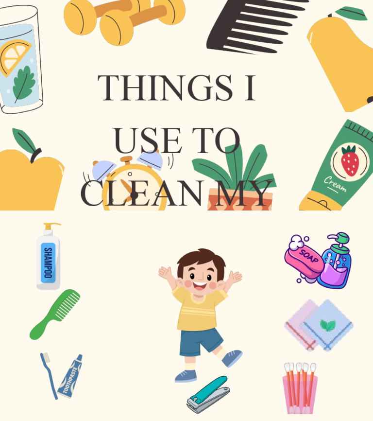 Let S Learn About Healthy Habits Educational Presentation In Yellow And