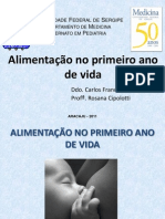 Aula - Alimentacao No Primeiro Ano de Vida