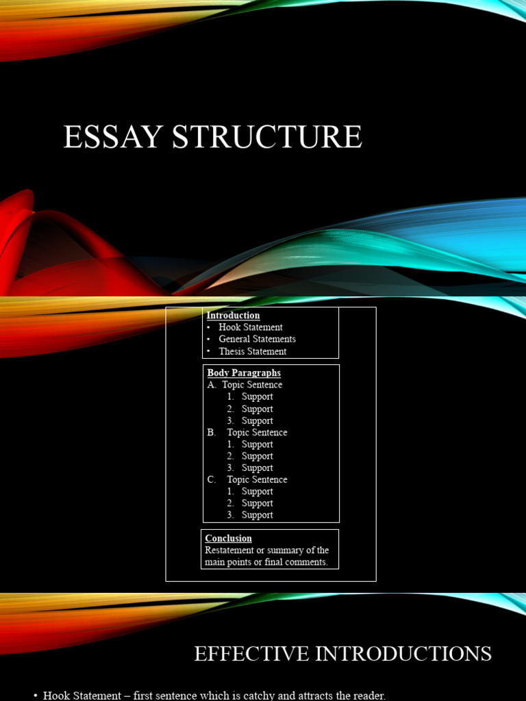 Essay Structure and Writing Guide | PDF | Essays | Sentence (Linguistics)