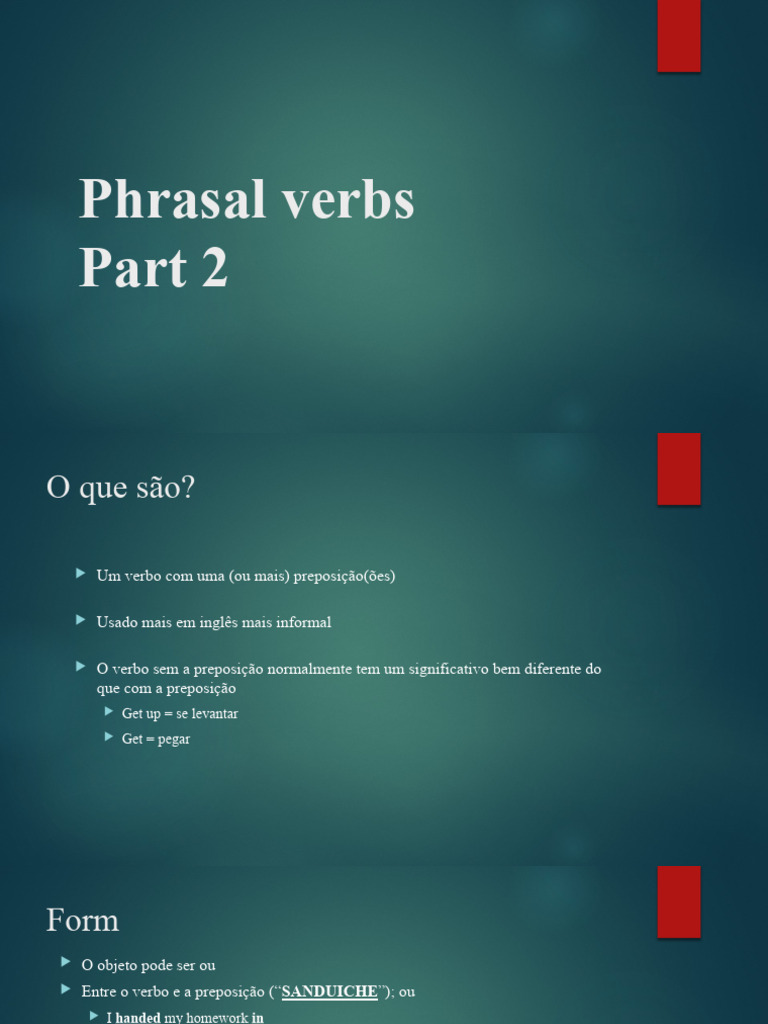 Phrasal Verbs Part 2 | PDF | Linguistic Typology | Semantics