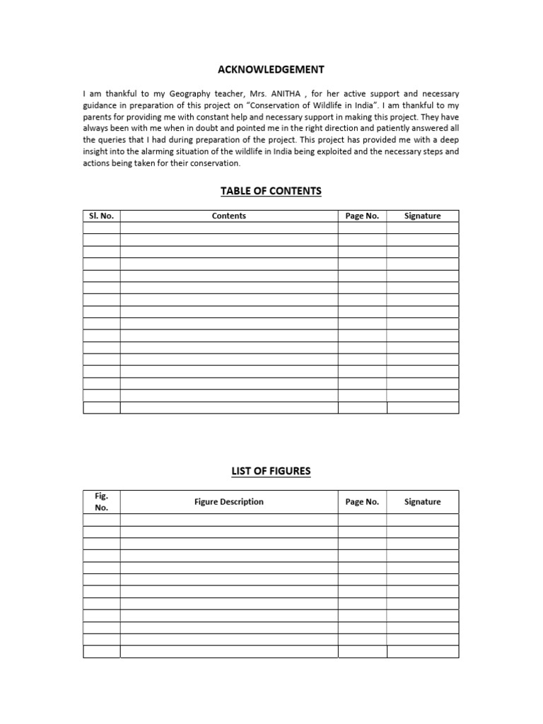 Wildlife Conservation Efforts In India Pdf Conservation Biology