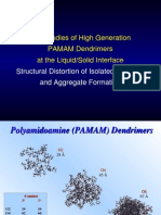 AFM Studies of High Generation PAMAM Dendrimers at The Liquid/Solid Interface