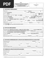 Solicitud EX-26 para Modificación de Residencia | PDF