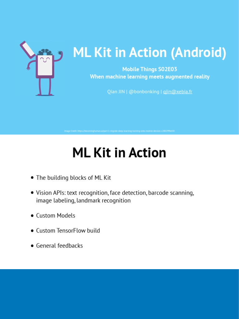 ML Kit in Actions | PDF | Optical Character Recognition | Computing