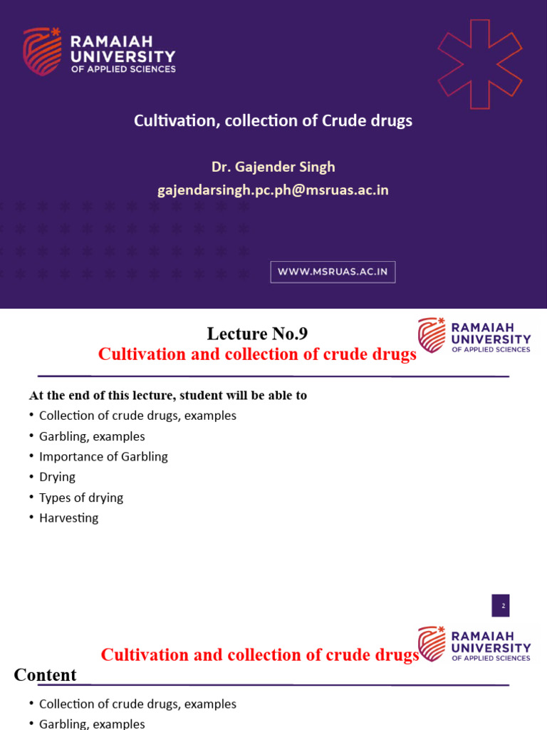 Understanding Garbling in Crude Drug Processing | PDF | Horticulture ...