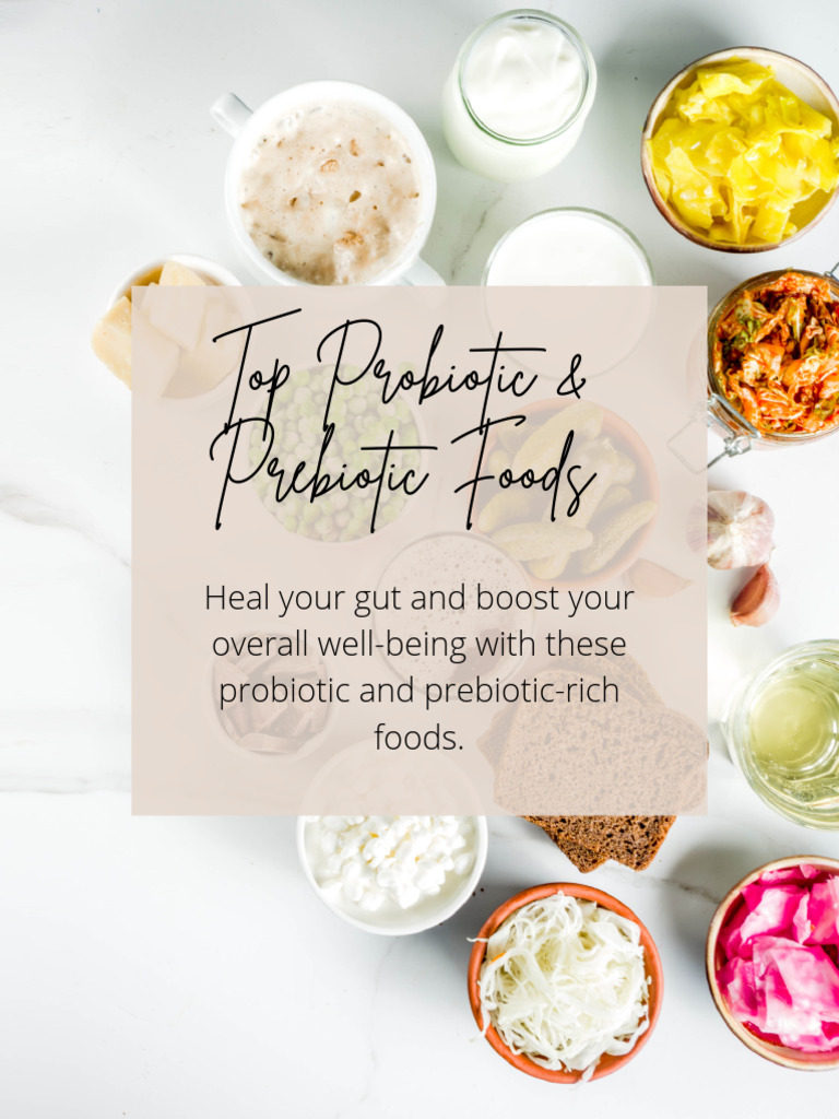 Probiotic & Prebiotic Food Guide | PDF | Fermentation In Food ...