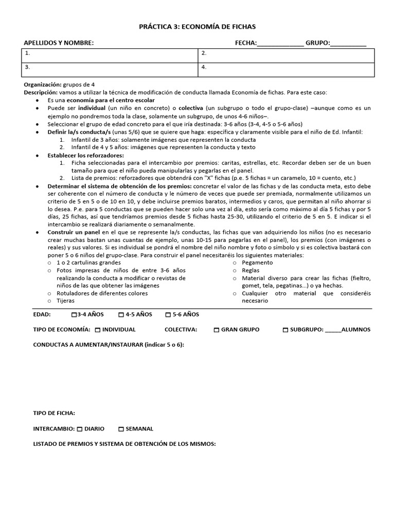 Práctica 3 | PDF | Crecimiento personal y profesional