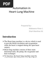 Automation in Heart Lung Machine