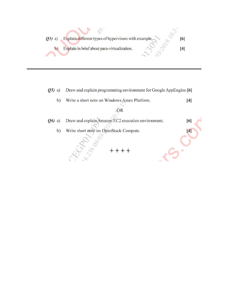 Paper Questions CC | PDF