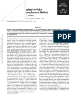 Synthesis of Nanosized R-Nickel Hydroxide by A Sonochemical Method