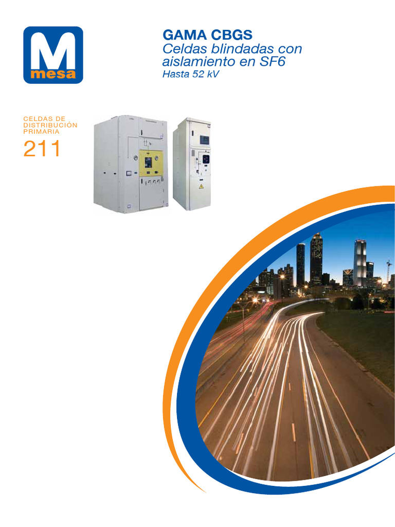 Celdas de Distribucion Primaria - Gama CBGS | PDF | Subestacion ...