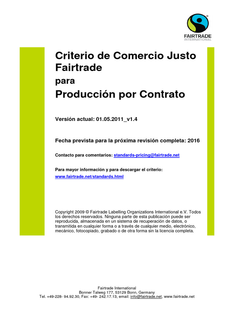 CP SP | PDF | Comercio justo | Pesticida