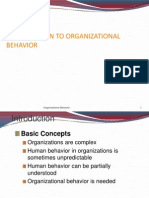 Introduction to Organizational Behavior