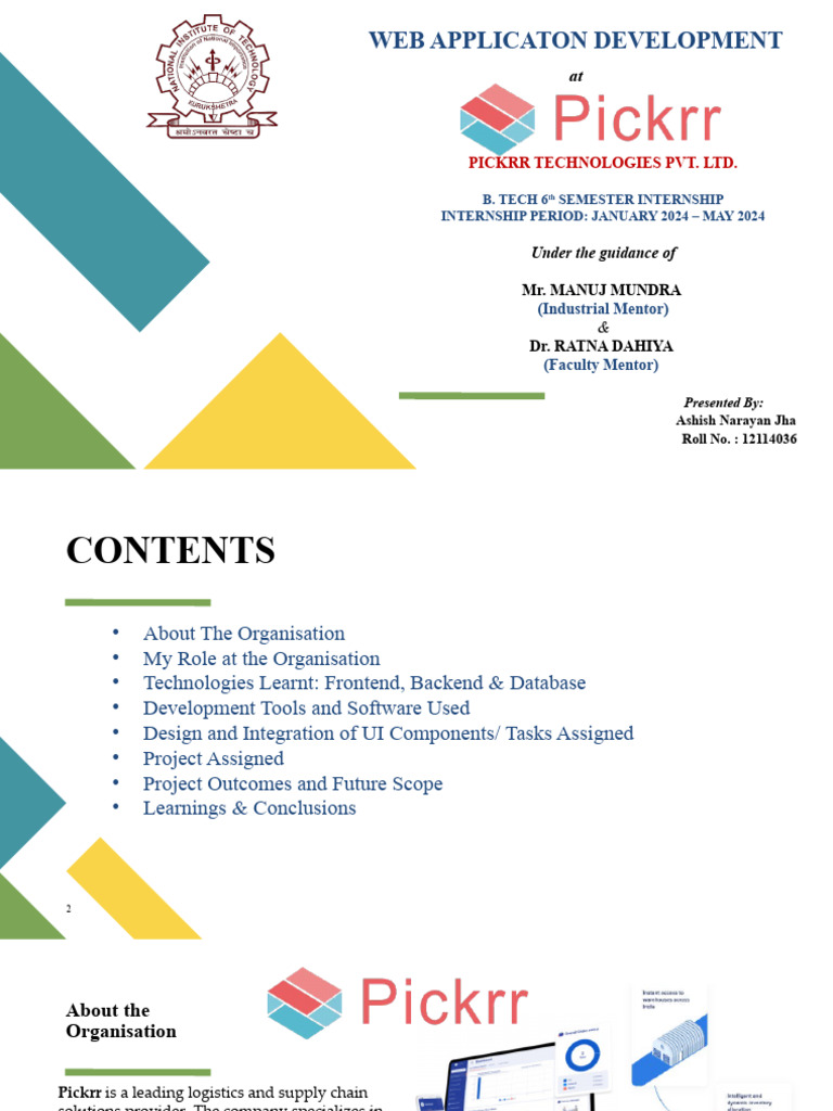 Web Application Development Internship Report | PDF | Document Object ...